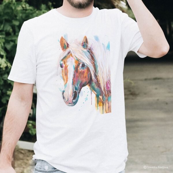 Haflinger horse, Avelignese art T-shirt