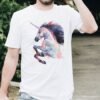 Pink Unicorn art T-shirt