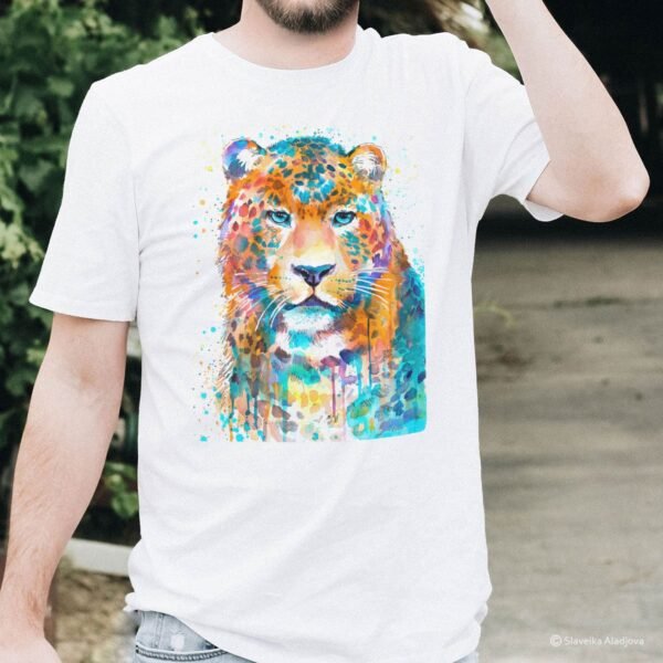 Panther Leopard art T-shirt
