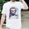 Three-toed sloth art T-shirt Three-toed sloth art T-shirt