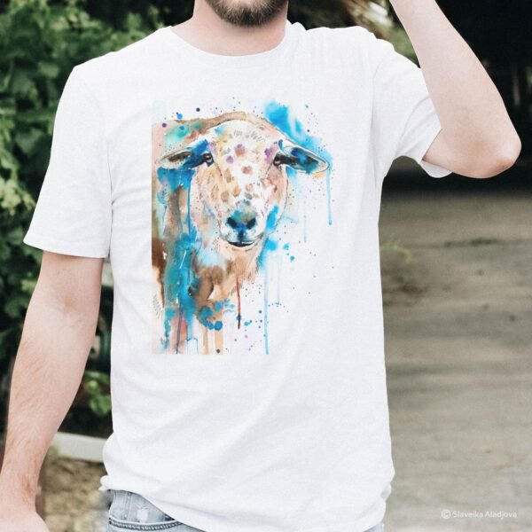 Sheep art T-shirt