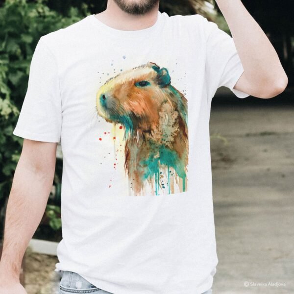 Capybara art T-shirt