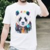 Colorful panda art T-shirt