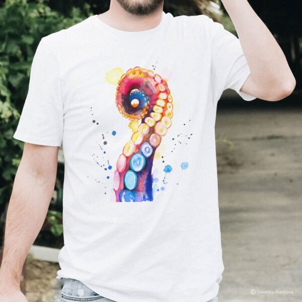 Octopus Tentacle art T-shirt