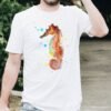 Seahorse art T-shirt