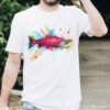 Sockeye salmon art T-shirt