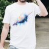 Narwhal art T-shirt