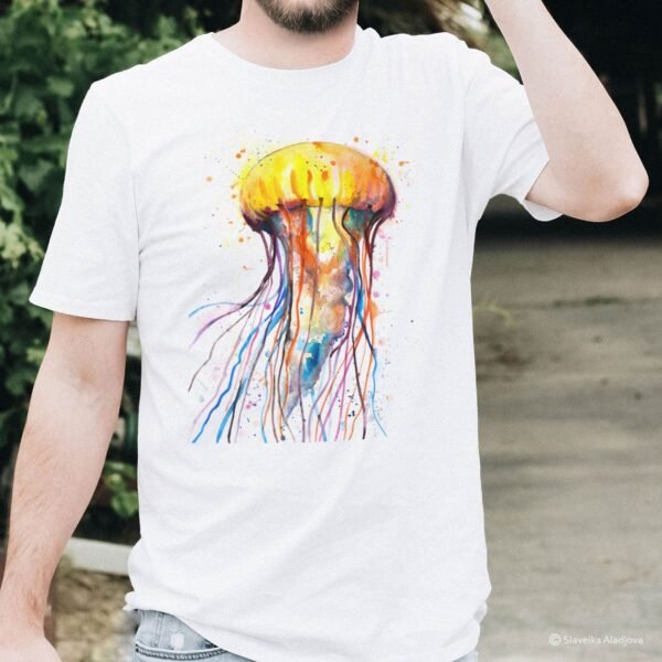 Jellyfish art T-shirt