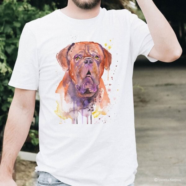 French Mastiff art T-shirt