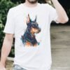 Doberman art T-shirt