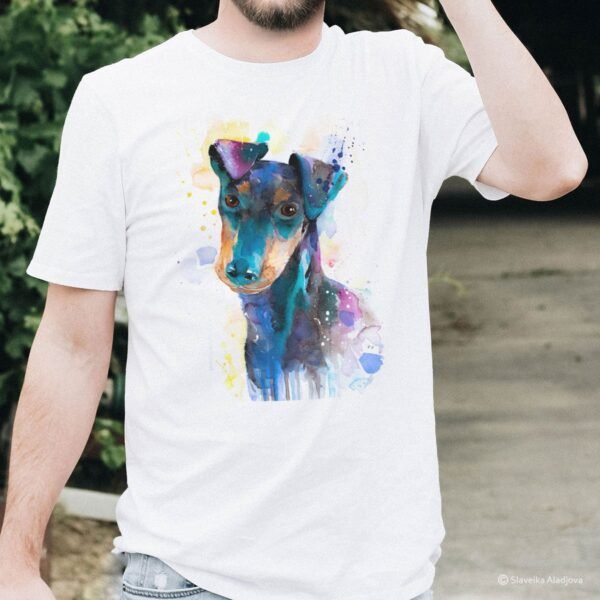 Manchester Terrier art T-shirt