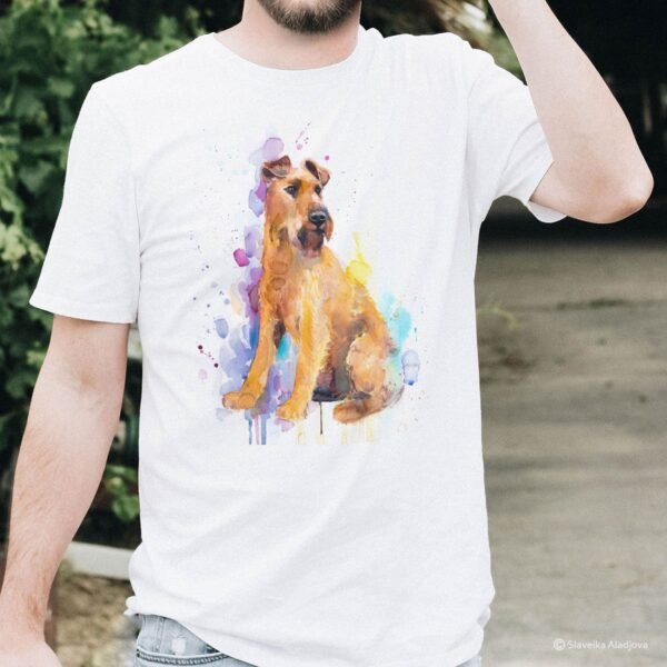 Irish Terrier art T-shirt