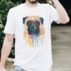 Pug art T-shirt