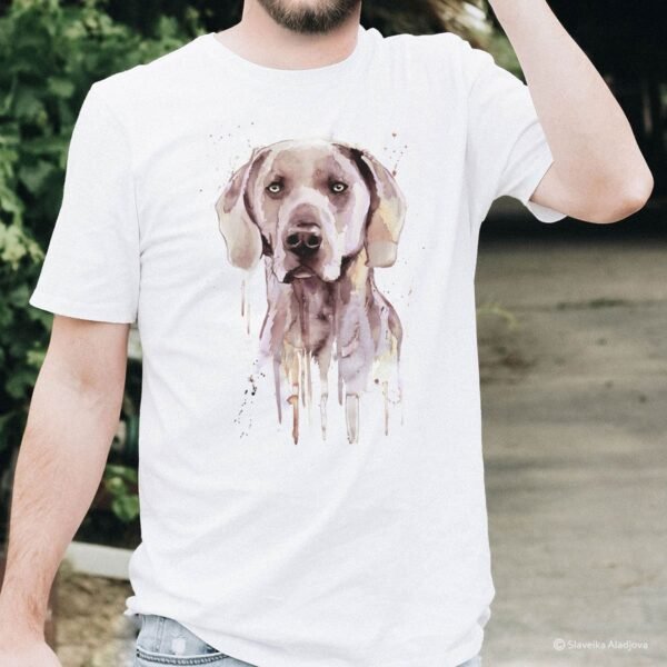 Weimaraner art T-shirt
