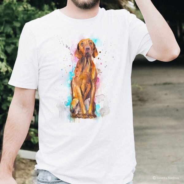 Vizsla Dog art T-shirt