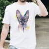 Sphynx cat art T-shirt