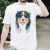 Bernese Mountain Dog art T-shirt