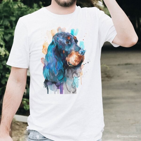 Gordon Setter art T-shirt