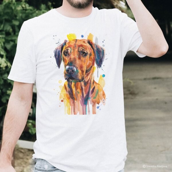 Rhodesian Ridgeback art T-shirt