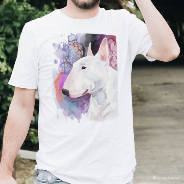 Bull Terrier art T-shirt