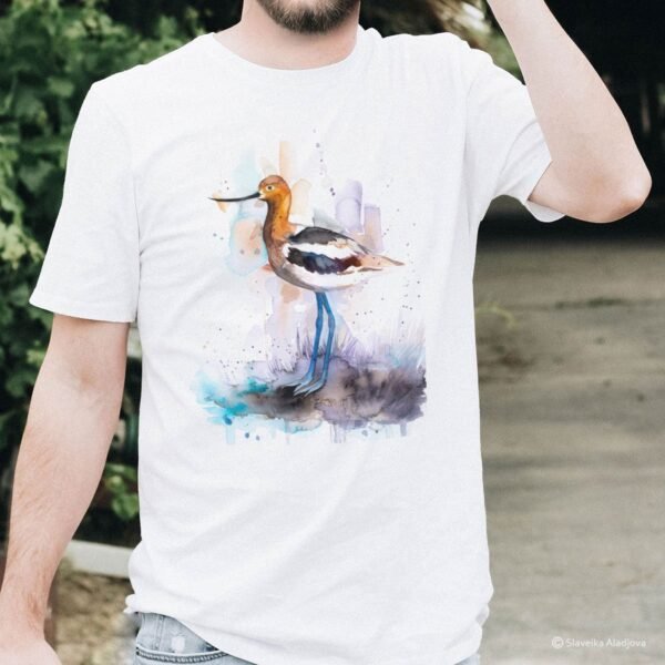 American Avocet art T-shirt