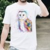 Barn owl art T-shirt
