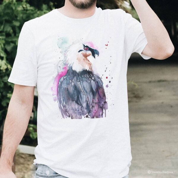 Bearded vulture art T-shirt