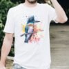 Belted Kingfisher art T-shirt