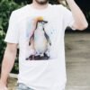 Chinstrap penguin art T-shirt