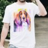 Basset art T-shirt