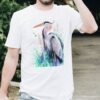 Great blue heron art T-shirt