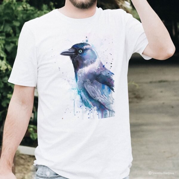 Jackdaw art T-shirt