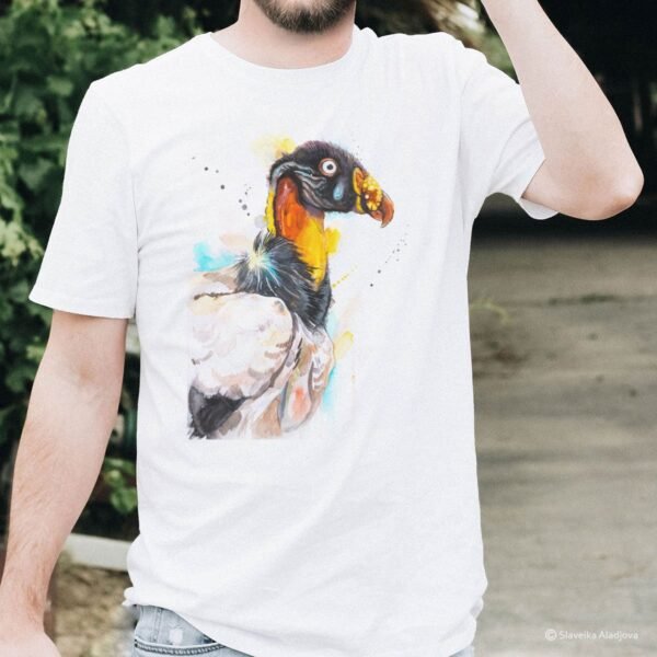 King vulture art T-shirt