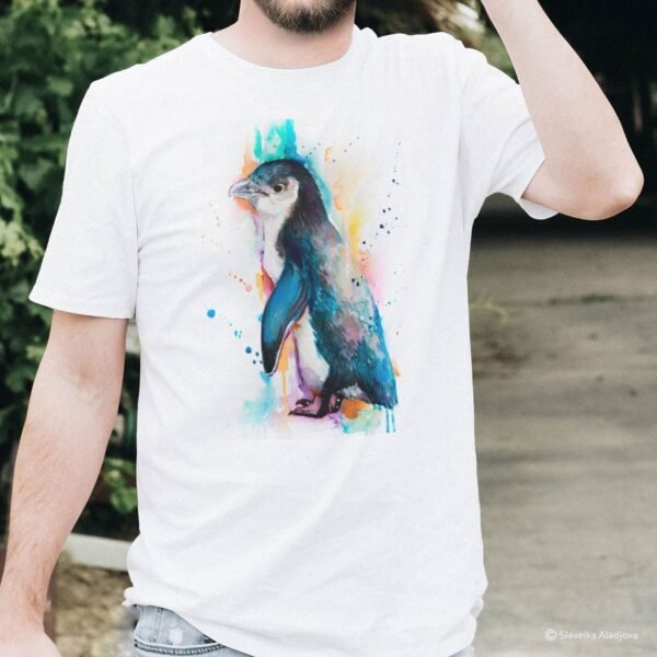 Little Blue Penguin art T-shirt