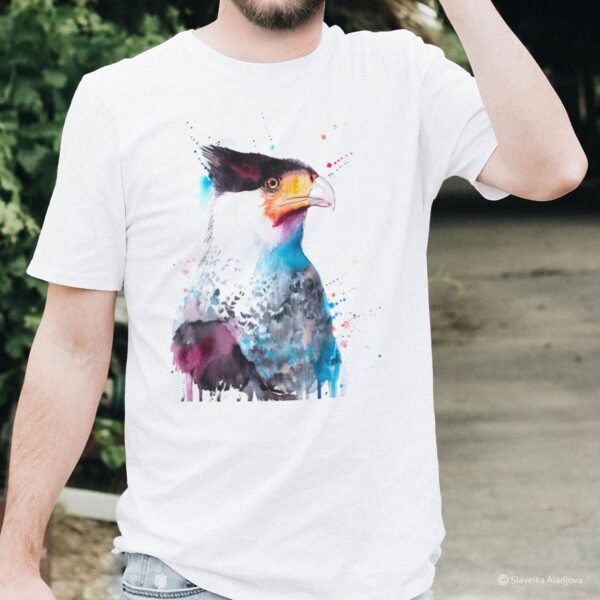 Northern Crested Caracara art T-shirt