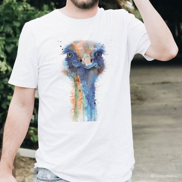 Ostrich art T-shirt
