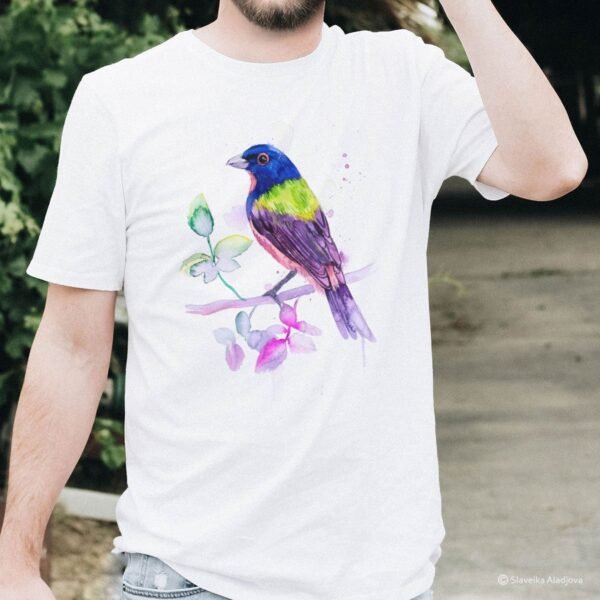 Painted-Bunting art T-shirt