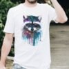 Raccoon art T-shirt