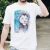Blue Lion art T-shirt