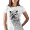 Black and white Cairn Terrier T-shirt