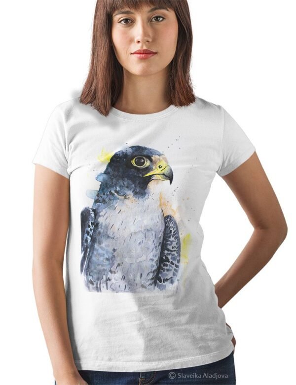 Peregrine Falcon art T-shirt