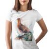 Red grouse art T-shirt
