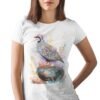 Red-legged partridge art T-shirt