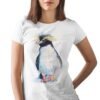Rockhopper penguin art T-shirt