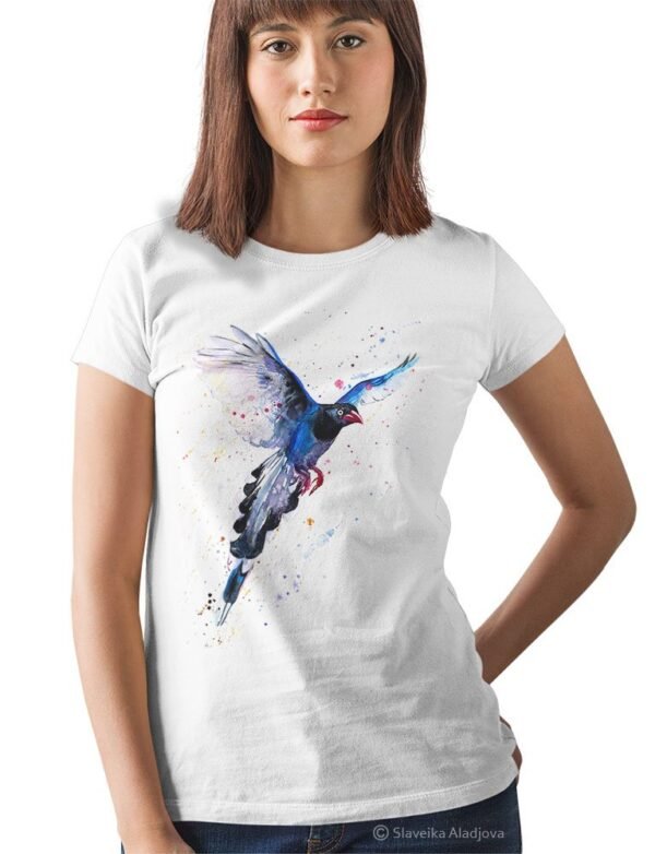 Taiwan Blue Magpie art T-shirt