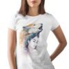Wolf girl art T-shirt