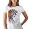 Tiger girl art T-shirt