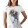 Mouflon girl art T-shirt
