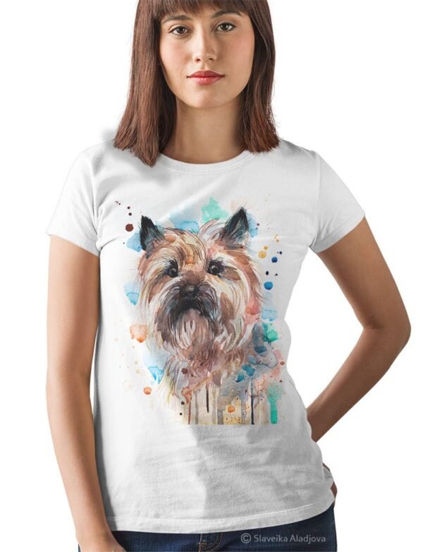 Cairn Terrier art T-shirt