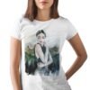 Mountain girl portrait art T-shirt